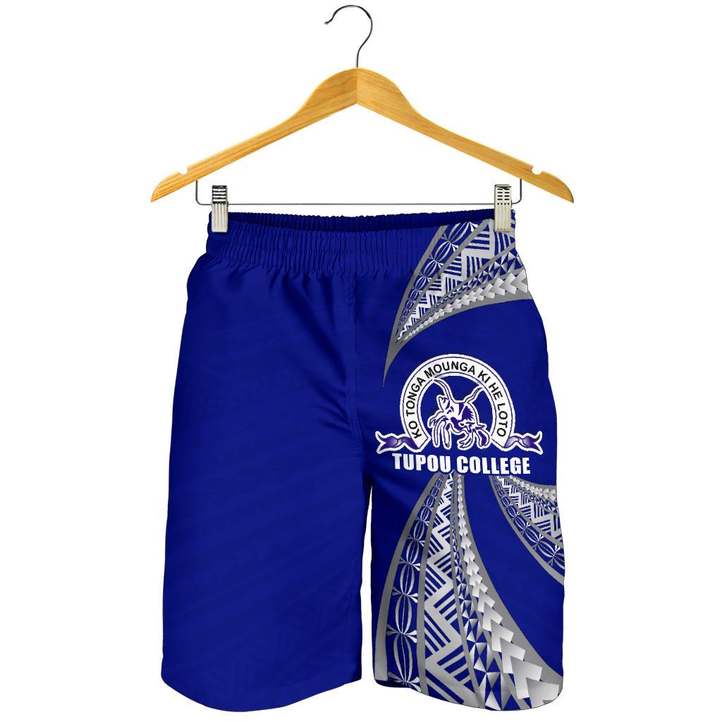 Tupou College Men Shorts Toloa Tonga Blue - Polynesian Pride