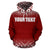 American Samoa All Over Custom Hoodie Polynesian Red Fog - Polynesian Pride