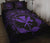 Hawaii Kanaka Turtle Hibiscus Polynesian Quilt Bed Set - Anthea Style Purple - Polynesian Pride