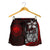 Federated States of Micronesia Women's Shorts Red - Turtle With Hook - Polynesian Pride