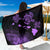 Hawaii Hibiscus Map Polynesian Ancient Violet Turtle Sarong Sarong - 1 44*66 Inch Violet - Polynesian Pride