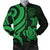 Palau Men's Bomber Jacket - Green Tentacle Turtle Green - Polynesian Pride