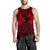 Tonga Polynesian Men's Tank Top - Tonga Red Seal with Polynesian tattoo - Polynesian Pride