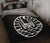 Tahiti Polynesian Quilt Bed Set - Tahiti Flag Black Curve Style - Polynesian Pride