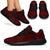 French Polynesia Sporty Sneakers - Polynesian Chief Red Version Black - Polynesian Pride