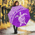 American Samoa Umbrella Turtle Mermaid Polynesian Pattern White Violet - Polynesian Pride