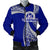 Tupou College Men Bomber Jacket Toloa Tonga Blue - Polynesian Pride