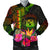 Polynesian Hawaii Polynesian Men's Bomber Jacket - Hibiscus and Banana Leaves Reggae - Polynesian Pride