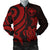 Polynesian Hawaii Men Bomber Jacket - Red Tentacle Turtle Red - Polynesian Pride