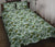 Tropical Flowers Monstera Leaf Quilt Bed Set - Polynesian Pride