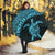 American Samoa Umbrella Turtle Mermaid Polynesian Pattern Blue - Polynesian Pride