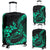 Polynesian Hawaii Luggage Cover - Polynesian Turquoise Humpback Whale - Polynesian Pride