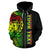 Samoa Polynesian Custom Zip up Hoodie Reggae Line - Polynesian Pride