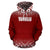 Tuvalu All Over Hoodie Fog Red - Polynesian Pride