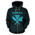 Hawaii Kanaka Polynesian Zip up Hoodie Blue - Polynesian Pride