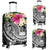 Polynesian Samoa Luggage Covers - Summer Plumeria (Black) - Polynesian Pride