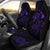 Hawaii Sea Turtle Is Swimming Toward Car Seat Covers Purple - Polynesian Pride