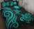 Nauru Quilt Bed Set - Turquoise Tentacle Turtle Turquoise - Polynesian Pride