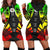 Niue Hoodie Dress - Polynesian Tattoo Reggae Reggae - Polynesian Pride