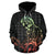 Hawaii Helmet Kakau Kanaka Warrior Hoodie (Zip) - Polynesian Pride