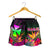 Wallis and Futuna Personalised Women's Shorts - Summer Hibiscus - Polynesian Pride