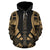 Poly All Over Custom Hoodie Polynesian Tattoo Gold Style - Polynesian Pride