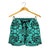 Polynesian Kakau Turtle Turquoise Women's Short - Polynesian Pride