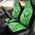 Kanaka Maoli Car Seat Cover - Kanaka Maoli Coat Of Arms Polynesian Flag Color Universal Fit Green - Polynesian Pride