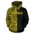 Hawaii Kanaka Polynesian Zip up Hoodie The Half Yellow - Polynesian Pride