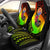 Tahiti Car Seat Covers - Polynesian Hook And Hibiscus (Reggae) Universal Fit Reggae - Polynesian Pride