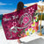 Tahiti Custom Personalised Sarong - Turtle Plumeria (Pink) One Style One Size Pink - Polynesian Pride