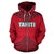 Tahiti All Over Zip up Hoodie Polynesian Royal Style - Polynesian Pride