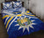 Nauru Rugby Quilt Bed Set Symbol Star Polynesian - Polynesian Pride