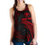 Hawaii Polynesian Custom Personalised Women' Racerback Tank - Red Tribal Wave - Polynesian Pride