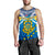 Tuvalu Rugby Men Tank Top Polynesian Flag Blue - Polynesian Pride