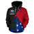 Samoa Pullover Hoodie Samoa Flag Coat of Arms Grunge Special A02 - Polynesian Pride