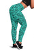 Polynesian Culture Turquoise Hawaii Women's Leggings AH Turquoise - Polynesian Pride