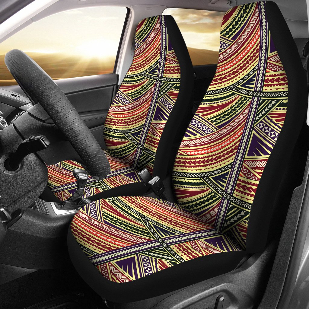 Polynesian Car Seat Cover - Polynesian Tattoo 23 Universal Fit Art - Polynesian Pride