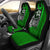 Samoa Polynesian Car Seat Covers Green - Turtle With Hook - Polynesian Pride