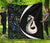 New Zealand Maori Manaia Paua Shell Premium Quilt - Circle Style Black - Polynesian Pride