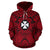 Wallis and Futuna Polynesian Hoodie Wallis and Futuna Coat of Arms Polynesian Tattoo Front Half Style - Polynesian Pride