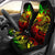 Polynesian Wallis and Futuna Car Seat Covers - Reggae Shark Polynesian Tattoo Universal Fit Reggae - Polynesian Pride