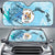 Niue Auto Sun Shades - Custom Personalised Polynesian Turtle Under The Sea Auto Sun Shade - Niue Universal Fit Blue - Polynesian Pride