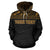 Tuvalu Polynesian Custom Hoodie Horizontal Gold - Polynesian Pride