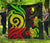 Yap Micronesian Premium Quilt - Reggae Tentacle Turtle - Polynesian Pride