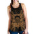 Tuvalu Polynesian Women Tank Top Map Gold Gold - Polynesian Pride