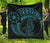 Polynesian Quilt - Polynesian Blue Seahorse Tattoo Blue - Polynesian Pride