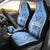 Kosrae Car Seat Covers - Kosrae Flag Blue Version Universal Fit Blue - Polynesian Pride