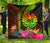 Tahiti Polynesian Personalised Premium Quilt - Hibiscus and Banana Leaves - Polynesian Pride