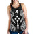 Kosrae Polynesian Women Tank Top Map Black Black - Polynesian Pride